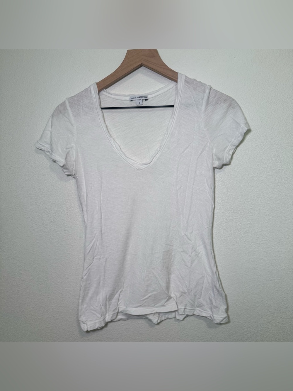 Standard James Perse V-Neck Short Sleeve T-Shirt